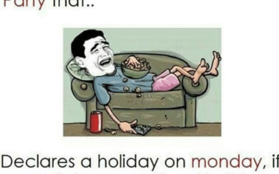 Monday morning end of empires