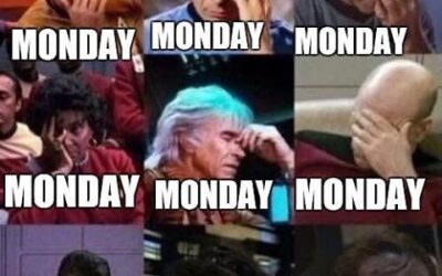 Monday morning with Captain Kirk