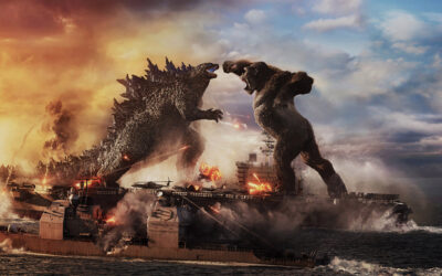 Big lizard and big monkey go BOOM