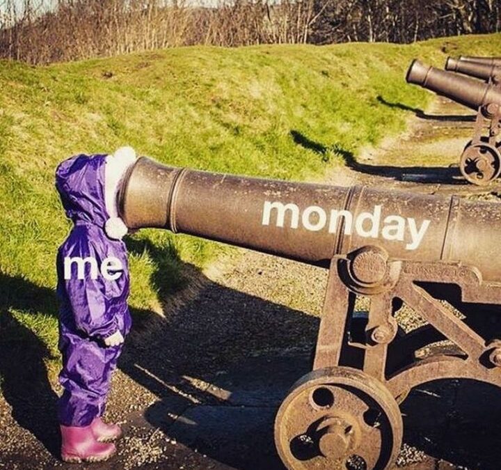 Monday morning like a bat outta hell