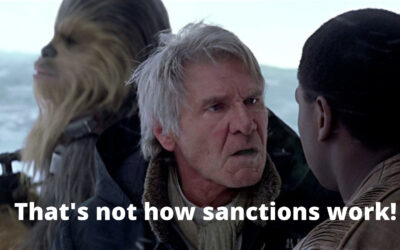 Sanctioning people into prosperity