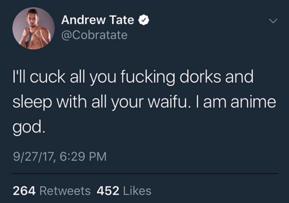 The other side of the anime god