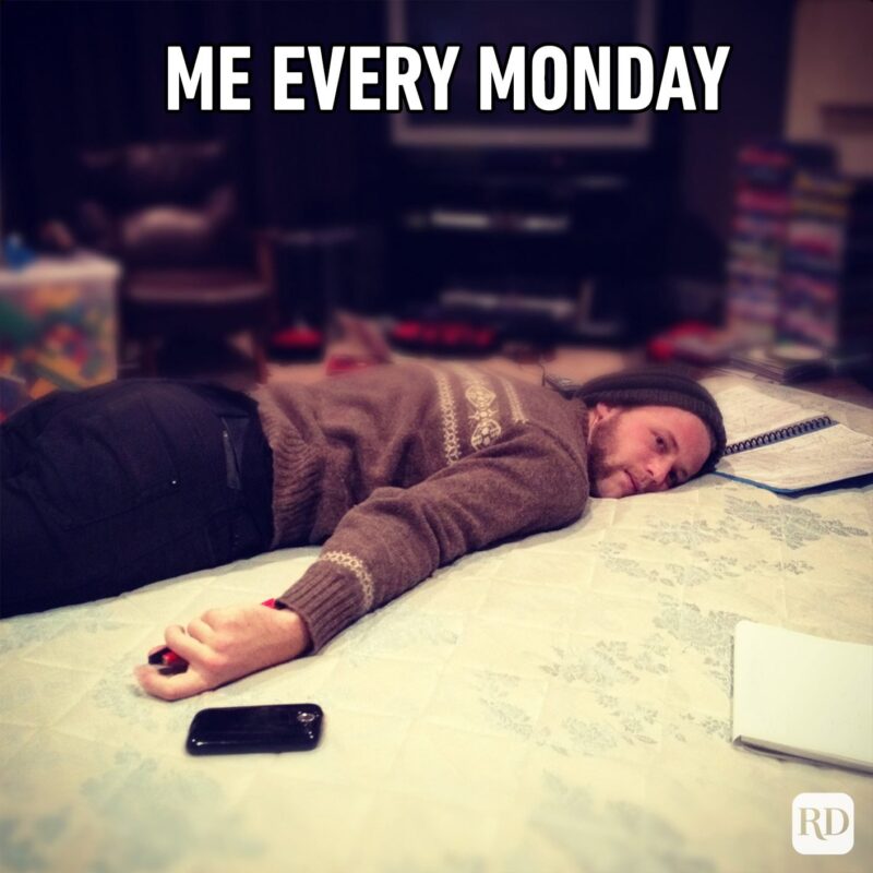 monday get outta bed