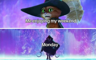 Monday morning not-working from home