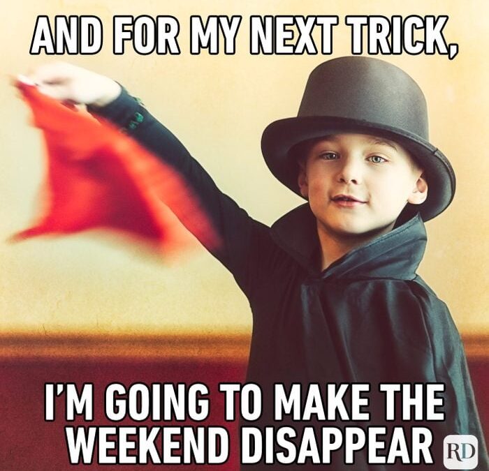 Monday morning beer goggles