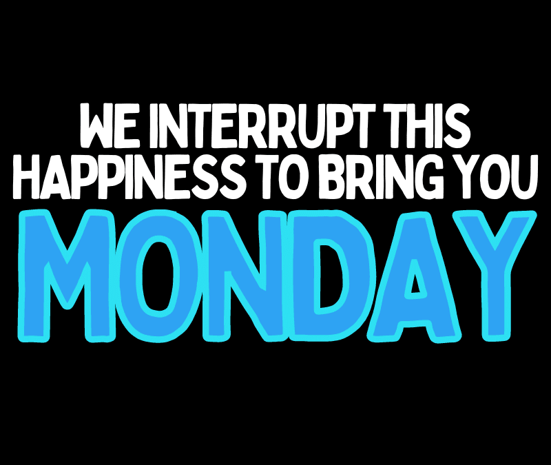 Monday morning with giant stompy robots