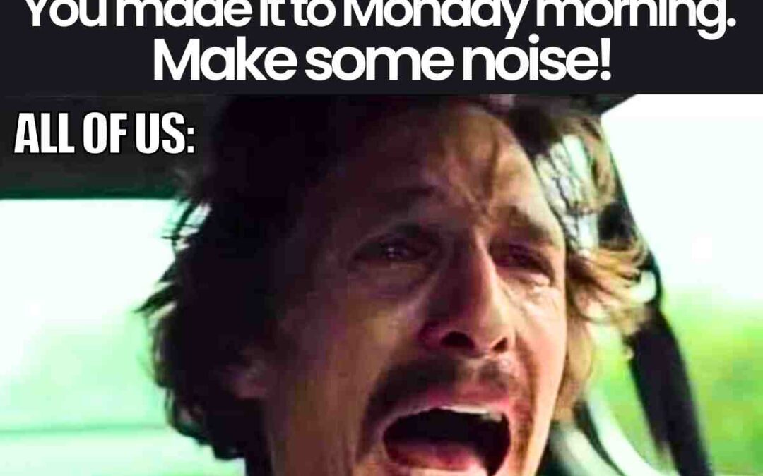 Monday morning wages of sin