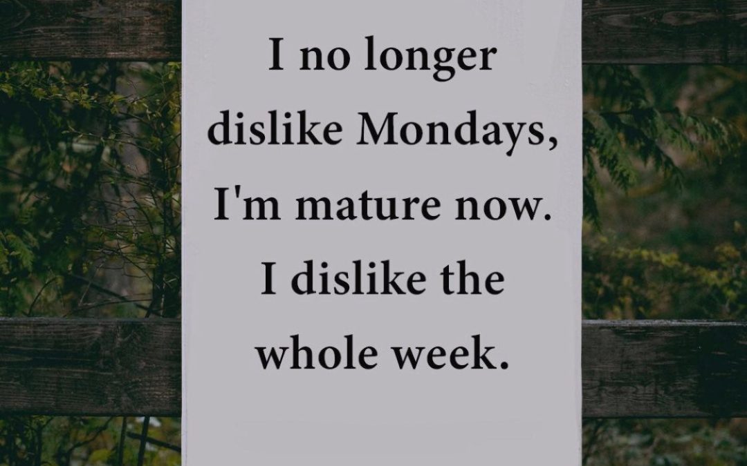 Monday morning salaryman life