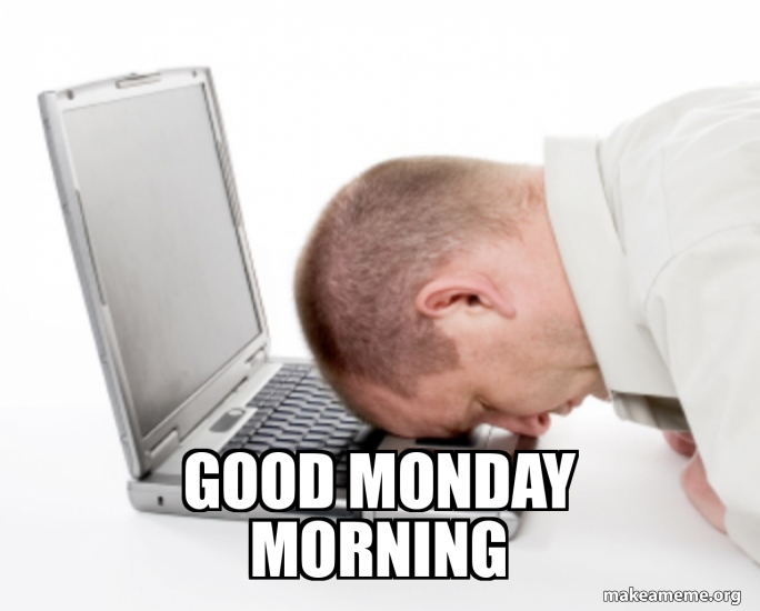 Monday morning spreading sheet
